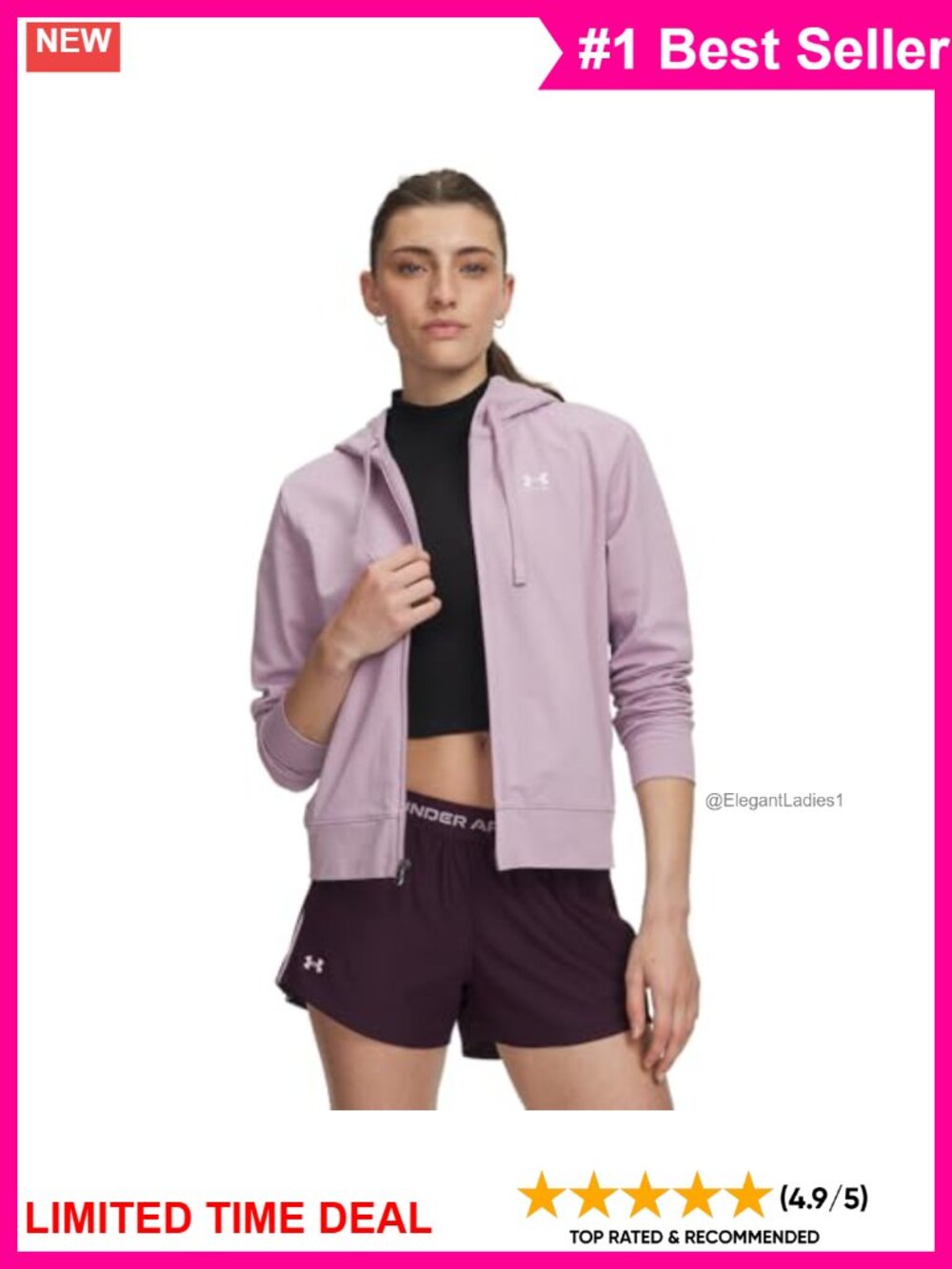 Fleece Half Zip Pullover Mock Neck Long Sleeve Active Sweatshirt